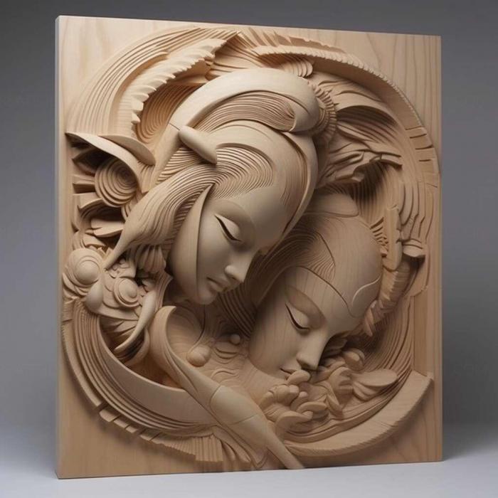 نموذج ثلاثي الأبعاد لآلة CNC 3D Art 